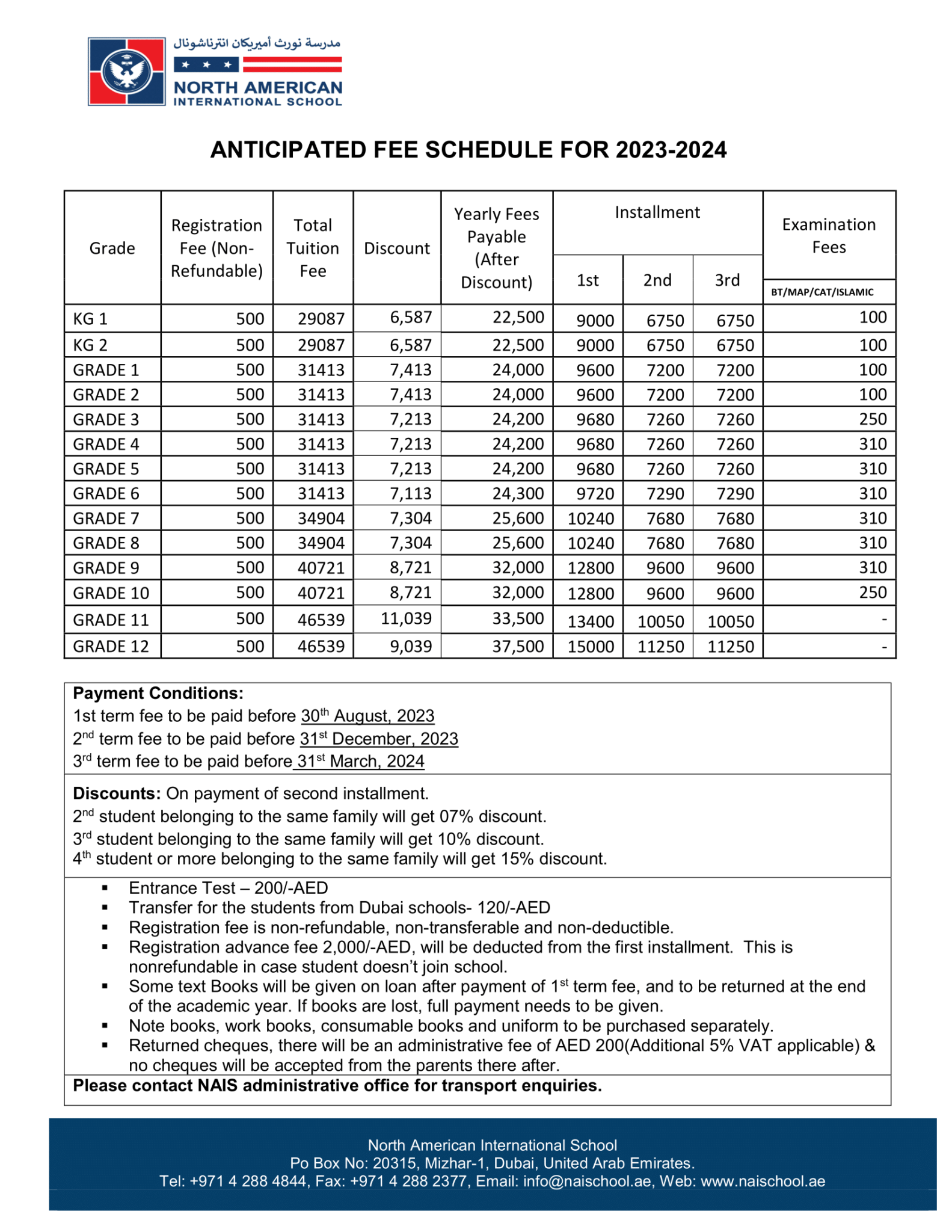 american-school-fees-in-dubai-nais